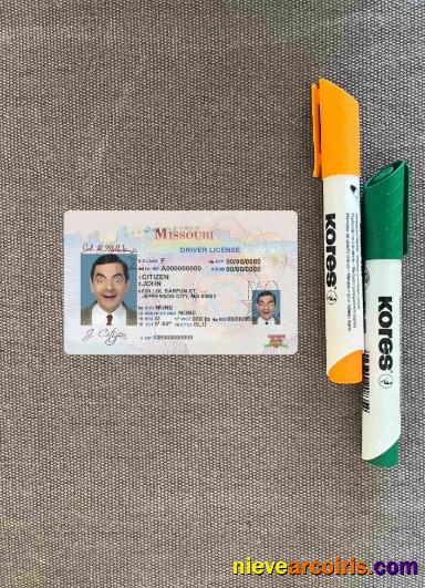 USA Missouri driving license photolook